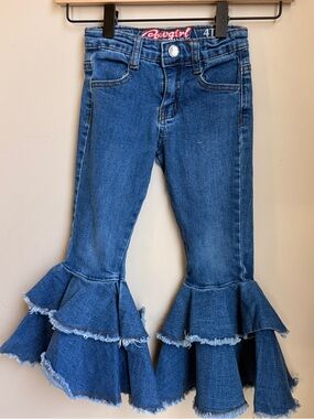 Cowgirl Hardware double bell jeans 4T